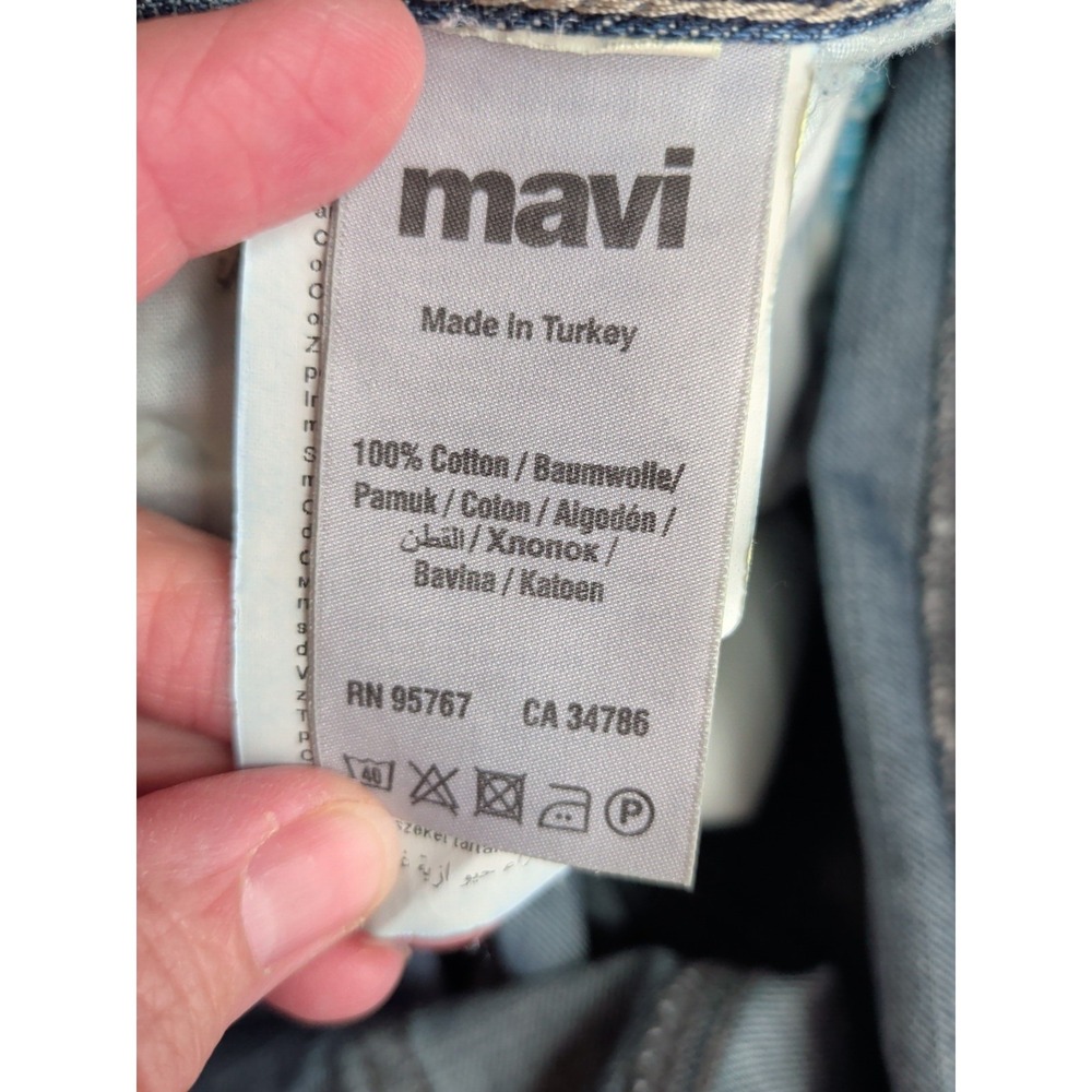 Mavi Matt Mid Rise Straight‎ Leg  eans - Picture 6 of 7